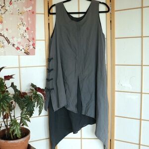 Dark fairy lagenlook handkerchief frock